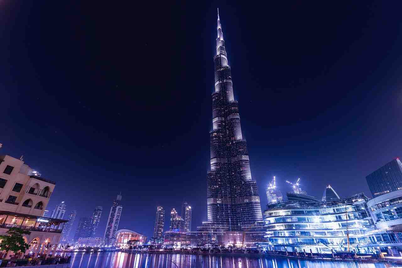 burj khalifa, emirates, dubai